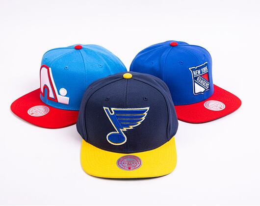 Kšiltovka Mitchell & Ness NHL Team 2 Tone 2.0 Snapback St. Louis Blues Blue / Yellow