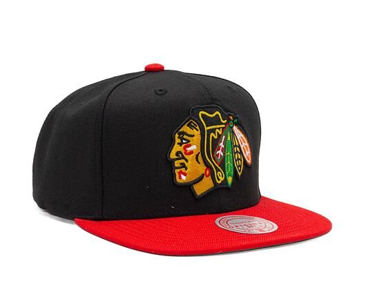 Kšiltovka Mitchell & Ness - NHL Team 2 Tone 2.0 Snapback - Chicago Blackhawks - Black-Red