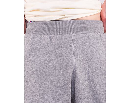 Kraťasy New Era Essential Shorts Heather Grey / White