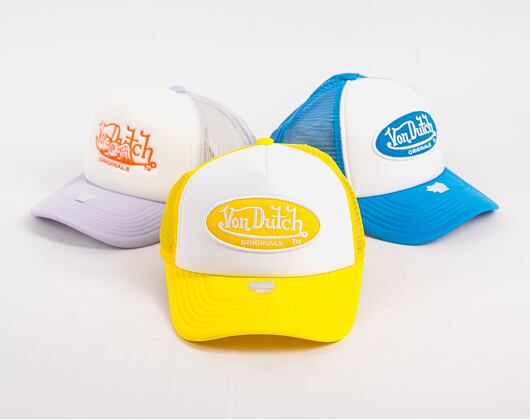 Von Dutch Trucker Tampa Foam White/Yellow Cap