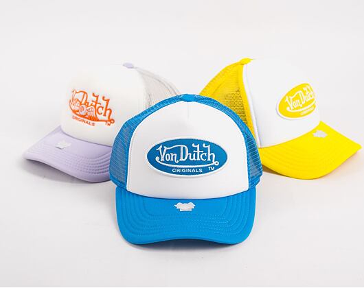 Von Dutch Trucker Tampa Foam White/Blue Cap