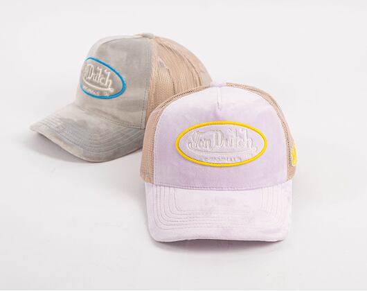 Von Dutch Trucker Kent Velvet Lilac/Sand Cap