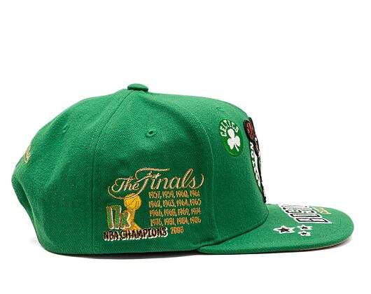Kšiltovka Mitchell & Ness All Out Snapback NBA BOSTON CELTICS Green