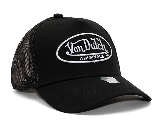 Kšiltovka Von Dutch Trucker - Cotton - Black/Black