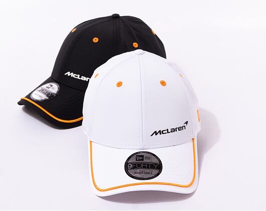 Kšiltovka New Era 9FORTY Contrast Piping McLaren White / Orange