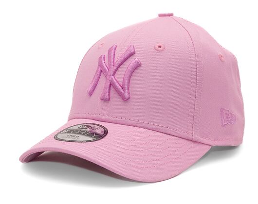 Dětská kšiltovka New Era 9FORTY Kids MLB League Essential New York Yankees Fondant Pink / Fondant Pi