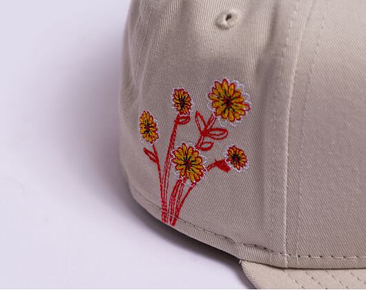 Kšiltovka New Era 9FIFTY MLB Flower Icon Atlanta Braves Stone