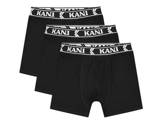 Trenýrky Karl Kani - Retro Tape 3-Pack Boxer Briefs - Black