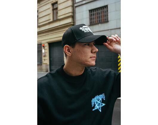 Kšiltovka Von Dutch Trucker Soho - Cotton Twill - Black/Cream