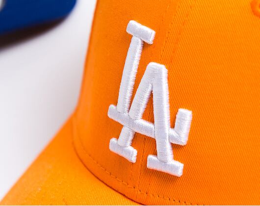 Dětská kšiltovka New Era 9FORTY Kids MLB League Essential Los Angeles Dodgers - Orange / White
