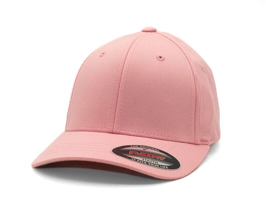 Dětská kšiltovka Yupoong Flexfit - Flexfit Wooly Combed - Pink