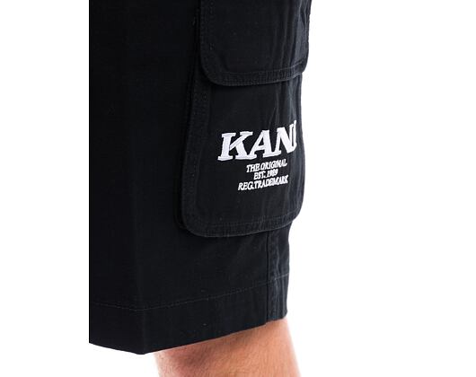 Kraťasy Karl Kani Retro Washed Cargo Shorts black