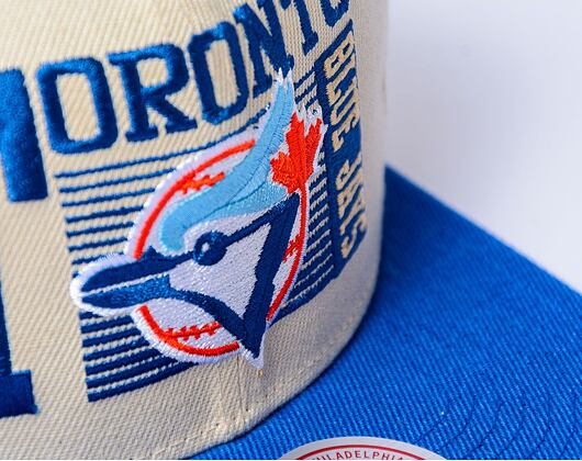 Kšiltovka Mitchell & Ness Speed Zone Snapback Toronto Blue Jays Off White