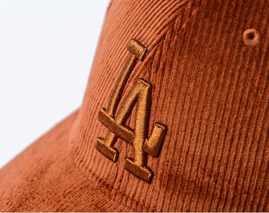 Kšiltovka New Era - 39THIRTY Cord - LA Dodgers - Brown
