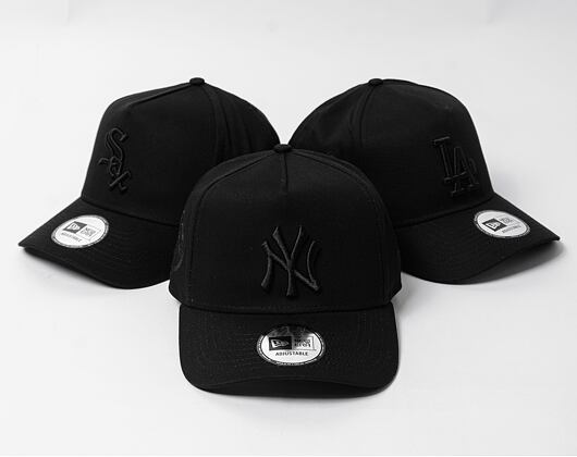 Kšiltovka New Era - 9FORTY A-Frame Monochrome - NY Yankees - Black