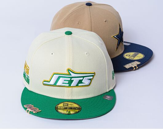 Kšiltovka New Era - 59FIFTY NFL Visor Clip - NY Jets - Off White