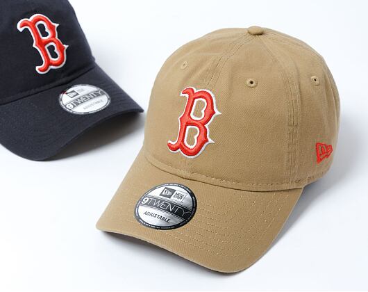 Kšiltovka New Era - 9TWENTY Classic Dad Cap - Boston Red Sox - Khaki