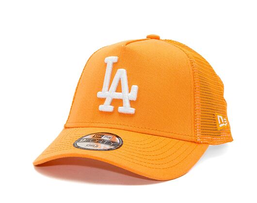 Dětská Kšiltovka New Era - 9FORTY Trucker League Essential - LA Dodgers - Orange