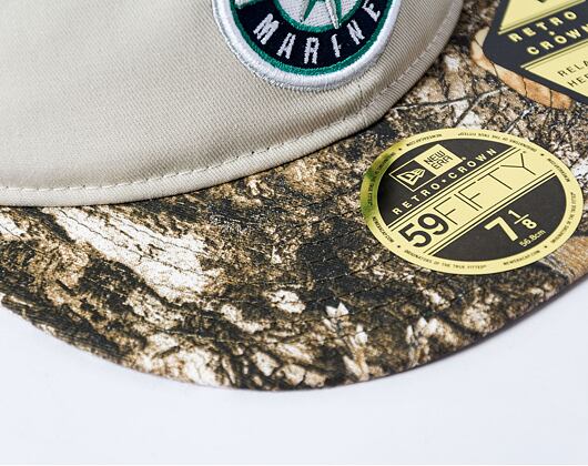 Kšiltovka New Era - 59FIFTY Retro Crown Realtree - Seattle Mariners - Camo