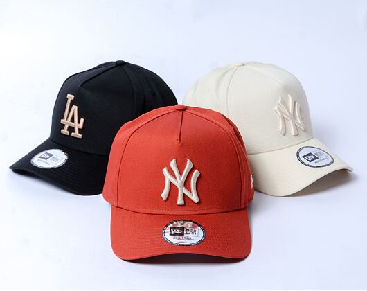 Kšiltovka New Era - 9FORTY A-Frame League Essential - NY Yankees - Rust / Stone