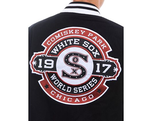 Bunda New Era - Patch Varsity Jacket - Chicago White Sox - Black