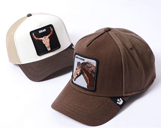 Kšiltovka Goorin - Trucker - Dark Horse Field 100 - Brown