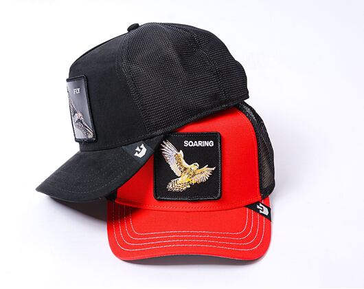 Kšiltovka Goorin - Trucker - Falcon Fan - Red