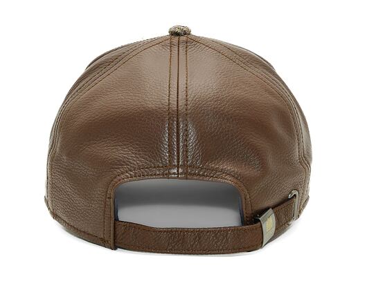 Kšiltovka Stetson Trucker Cap Lamb Nappa Harris Tweed Brown Brass