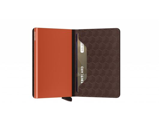 Secrid Optical Brown-Orange Wallet