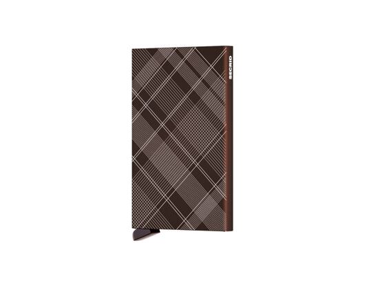 Pouzdro na karty Secrid Cardprotector Laser - Tartan Brown