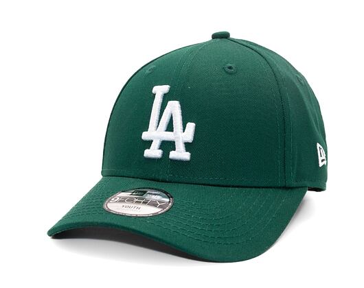 Dětská Kšiltovka New Era - 9FORTY Kids MLB League Essential - LA Dodgers - Green / White