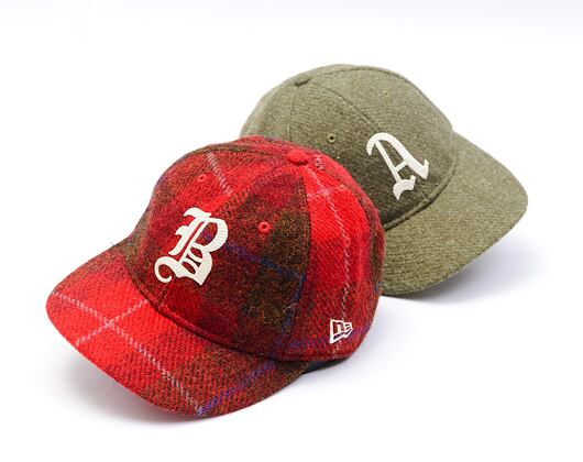 Kšiltovka New Era - 9FIFTY Retro Crown Harris Tweed - Boston Braves - Pinot Red