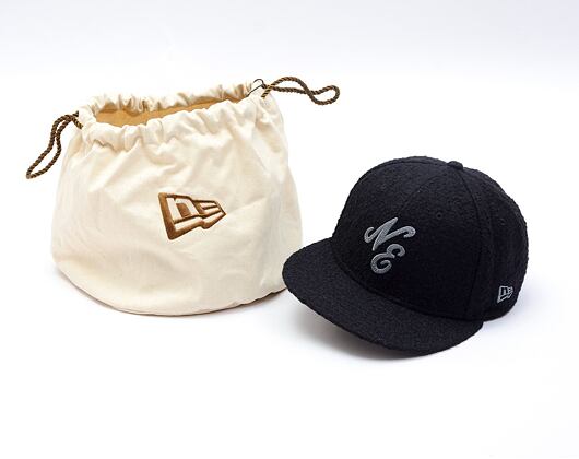 Kšiltovka New Era - 59FIFTY × Shetland Moon® Cloud Wool - Black