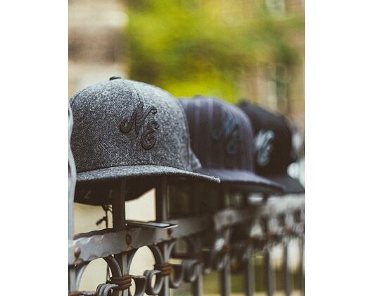 Kšiltovka New Era - 59FIFTY × Shetland Moon® Wool - Graphite