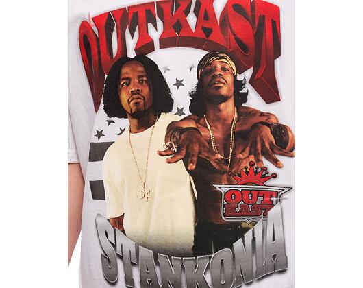 Urban Classics Mister Tee Outkast - Stankonia Oversized White MT1836 T-Shirt