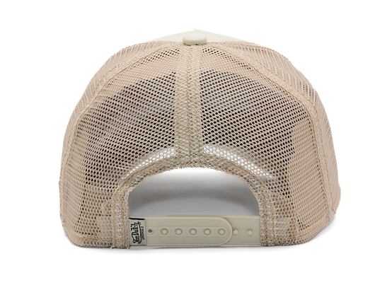 Kšiltovka Von Dutch - Trucker Boston - Caps - Cot Twill - Cream/ Beige