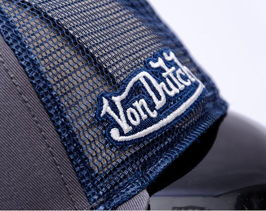 Kšiltovka Von Dutch - Trucker Kalmar - Caps - Cot Twill - Grey/ Red