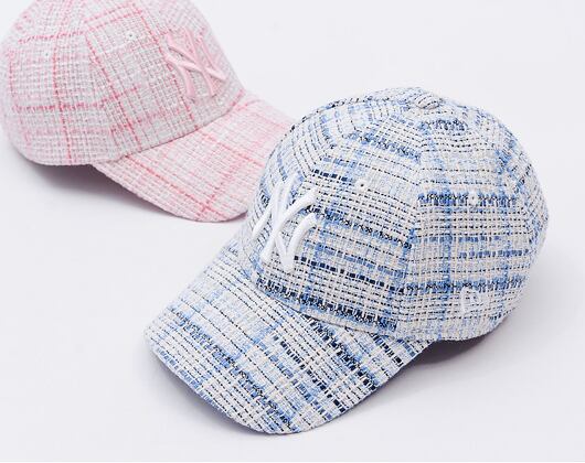 Dámská Kšiltovka New Era - MLB Tweed 9FORTY - NY Yankees - Majestic Blue