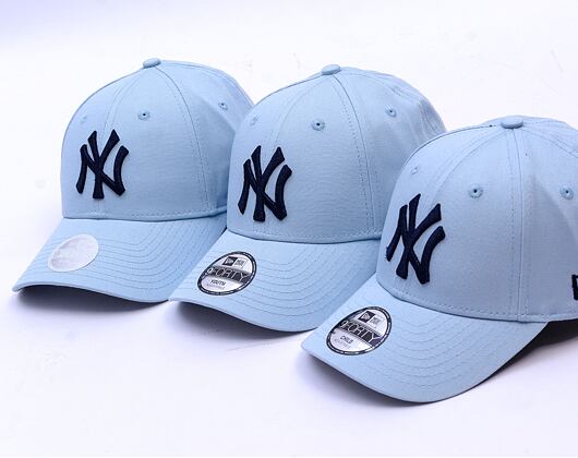 Dětská Kšiltovka New Era - MLB Metallic 9FORTY - NY Yankees - Pastel Blue