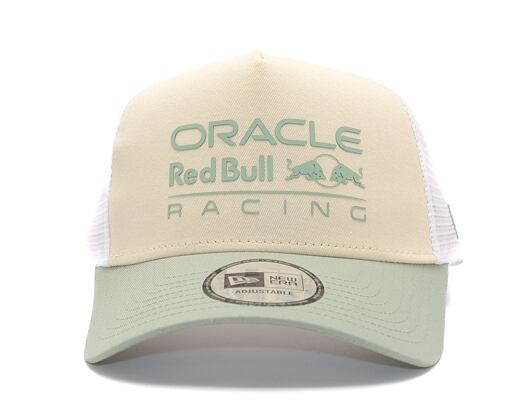 Kšiltovka New Era - F1 Seasonal 9FORTY Trucker - Red Bull F1 - Cream / Mint Green