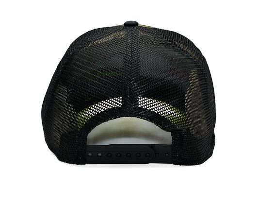 Kšiltovka New Era - Valentino Rossi VR46 Halftone 9FIFTY Stretch-Snap - Black / Upright Yellow