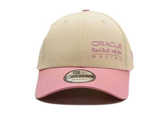 Kšiltovka New Era - F1 Contrast Visor 9FORTY - Red Bull F1 - Cream / Pink