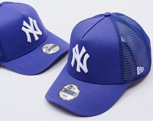 Dětská Kšiltovka New Era - MLB Essential 9FORTY Trucker - NY Yankees - Blue