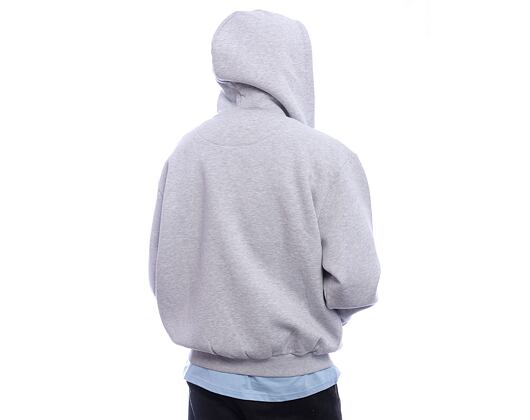 Mikina Karl Kani Chest Signature Essential Os Zip Hoodie ash grey