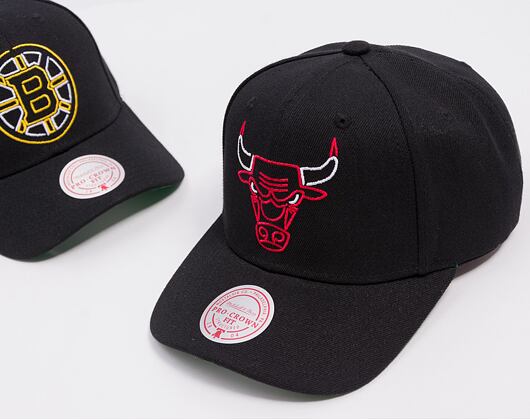 Kšiltovka Mitchell & Ness - Neon Logo Pro Snapback - Chicago Bulls - Black