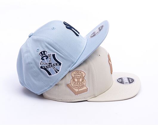 Kšiltovka New Era - MLB World Series 9FIFTY Original Fit - NY Yankees - Ivory / Stone
