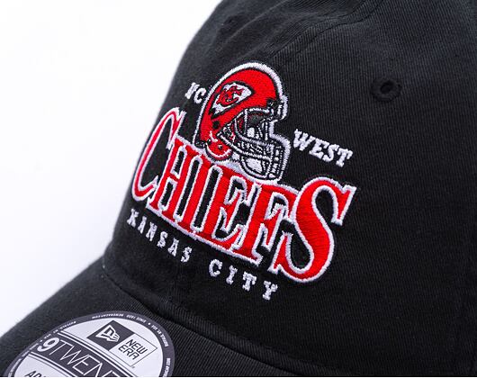 Kšiltovka New Era - NFL Helmet 9TWENTY - Kansas City Chiefs - Black