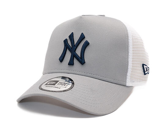 Kšiltovka New Era - MLB Side Patch 9FORTY Trucker - NY Yankees - Grey