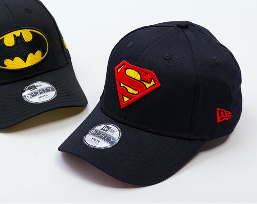 Dětská Kšiltovka New Era - WARNER BROS DC Print 9FORTY - Superman - Navy