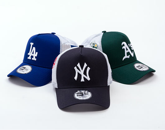 Kšiltovka New Era - MLB Mesh Patch 9FORTY Trucker - NY Yankees - Navy